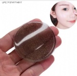 3T001A Round glitter silicone makeup sponge gel foundation make up puff