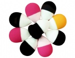 two color  latex  Makeup blender puff